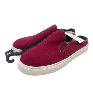 (SH-339) Time and Tru Twin Gore Mule Slip On with Sherpa Lining Sz 8
